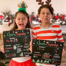 12"x12" Dear Santa Chalkboard Kit | Photo Prop | Includes 2 Chalk Markers | FREE SHIPPING