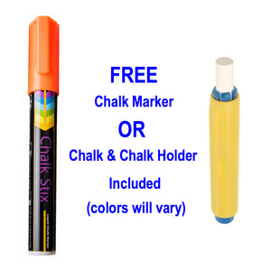 12" x 12" Last Day of School Chalkboard Kit | Includes Marker or Chalk | FREE SHIPPING