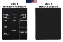 Birthday Milestone Chalkboard Kit | 2-Sided | Photo Prop | Includes Chalk Marker | 13" x 16" | FREE SHIPPING